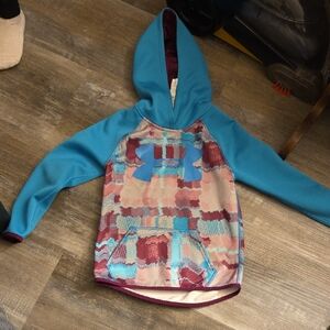 Under Armour Kids' Teal and Multicolor Hoodie